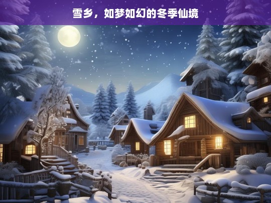 雪乡，如梦如幻的冬季仙境，雪乡，梦幻冬季仙境